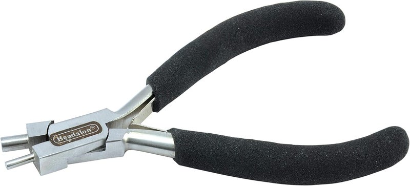 Beadalon Memory Wire Finishing Pliers, 2mm and 4 mm size - Wire Looping Jewelry Tool - Image 1
